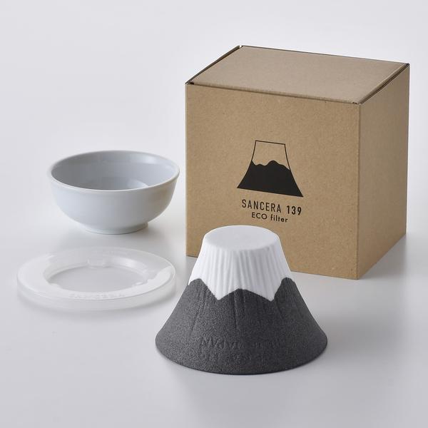 Hasami Ware Mt. Fuji Ceramic Coffee Filter Blue