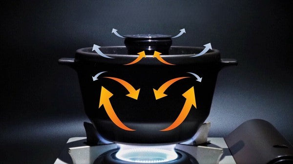 Ultimate rice pot HACHI 3 cup capacity Spill-proof All-purpose