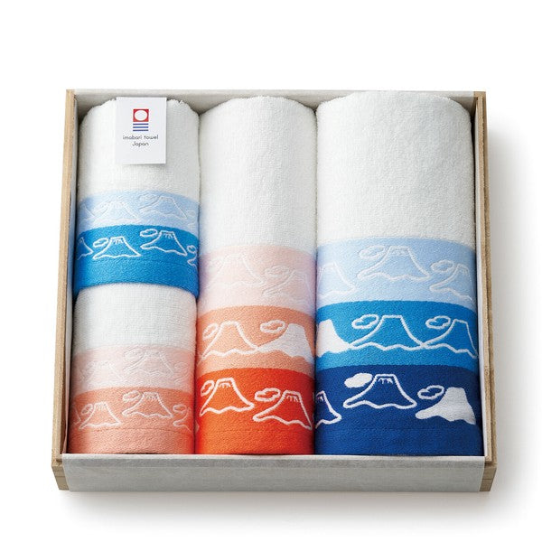 FUJI Imabari Towel Gift Set with Bath, Face & Hand Towels