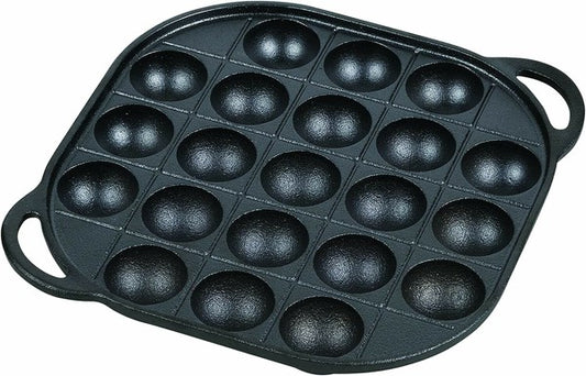Takoyaki Plate 21 Holes Cast Iron Sprout For Gas Stove Only