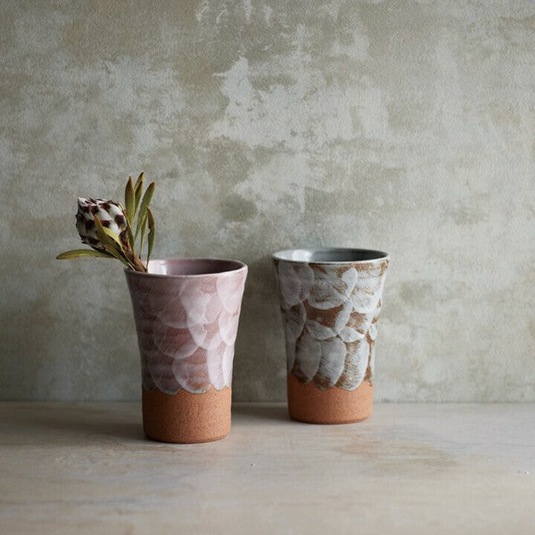 Mino Ware Hannari Petal Cup Pair Gift Set (2pcs)