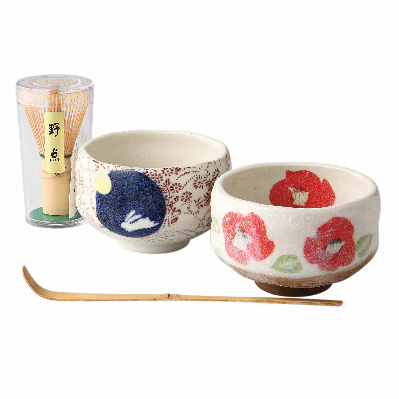 Camellia and Moon Rabbit Mini Matcha Gift Set