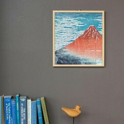 Furoshiki Ukiyo-e Red Fuji Fine Wind Clear Weather Katsushika Hokusai 48x48cm