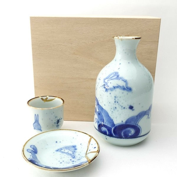 Imari ware Sake set