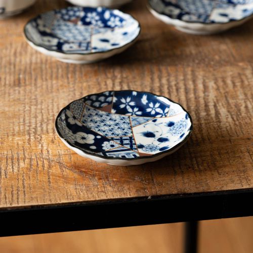 Yuzen small plates Set (4pcs)