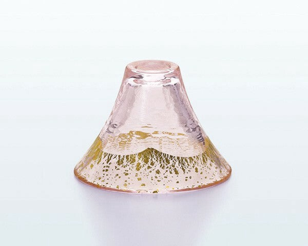 Lucky Cup Mount Fuji Golden Cherry Blossom 65ml Sake Cup for Cold Sake