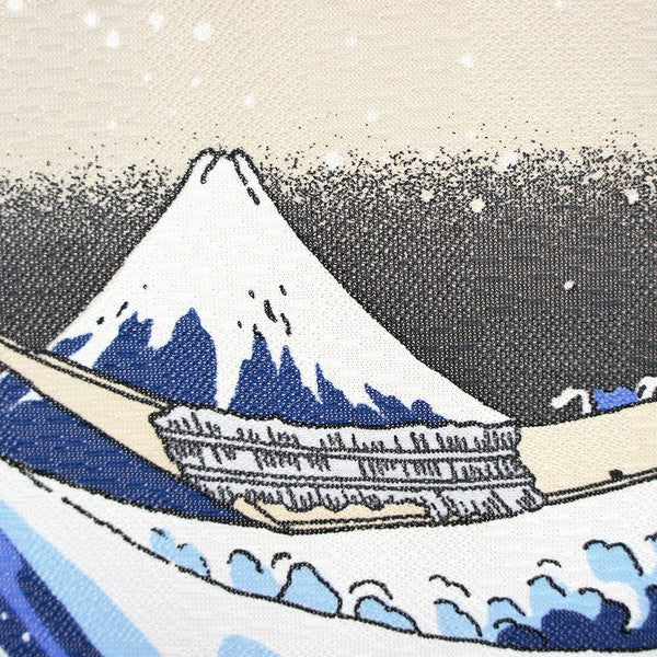 Katsushika Hokusai White Waves Lace Kanagawa Oki Namiura Japanese Style Curtain (85x150cm)
