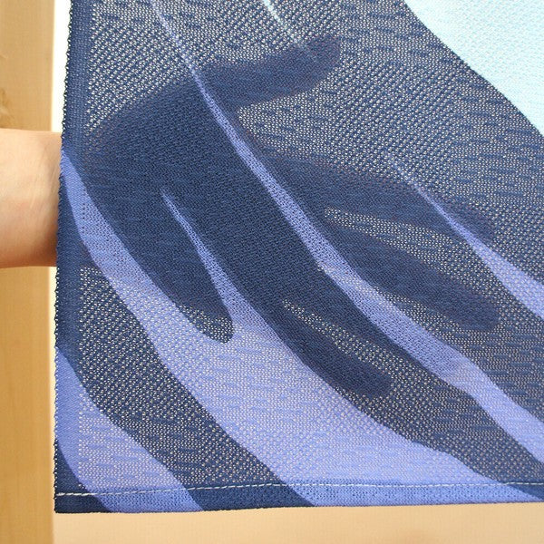 Katsushika Hokusai White Waves Lace Kanagawa Oki Namiura Japanese Style Curtain (85x150cm)