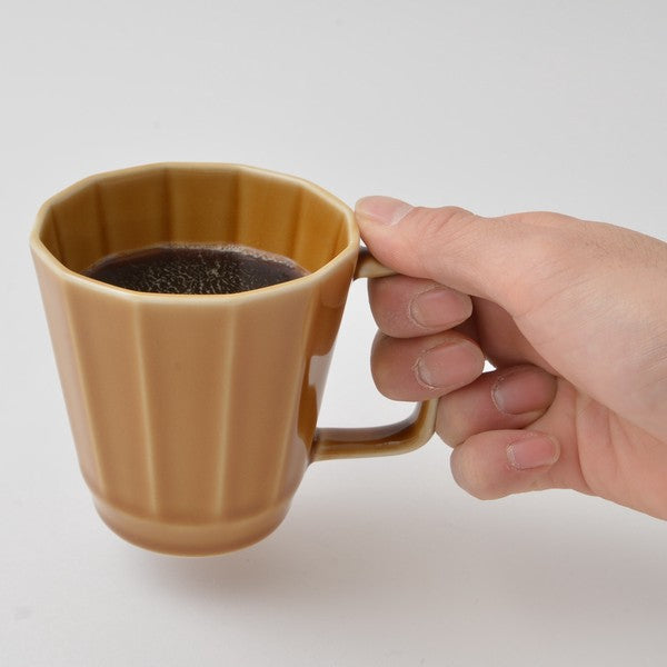Hasami Ware Beveled Mug – Amber