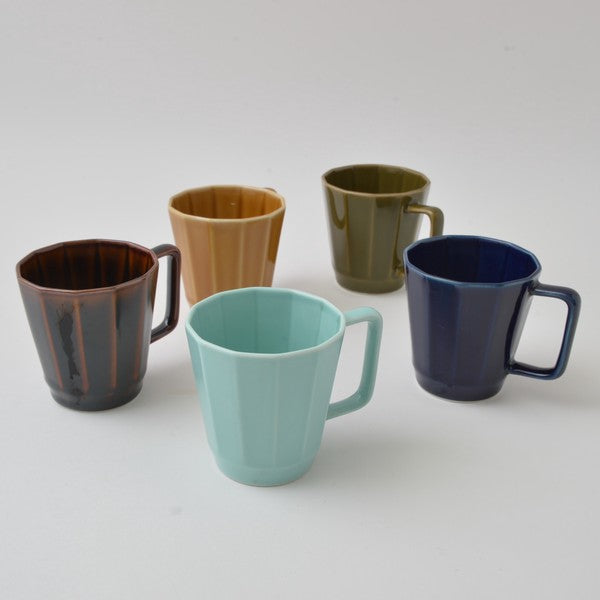 Hasami Ware Beveled Mug – Amber