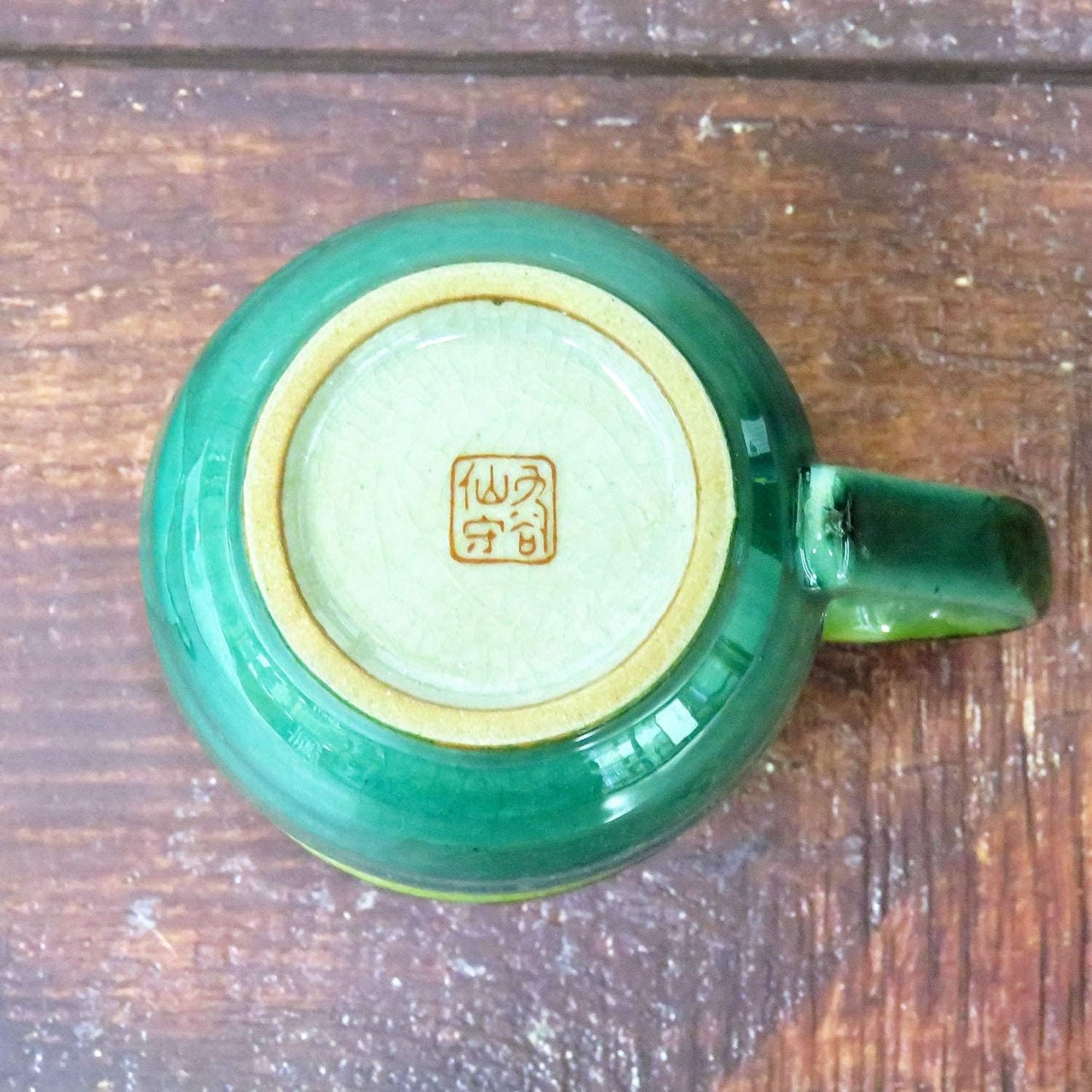 Kutani ware ceramic mug, silver camellia, AK4-0881