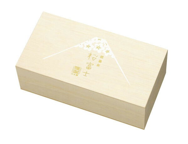 Good Luck Sakura Fuji Cold Sake Cup Set (Light & Clear Cherry Blossom)