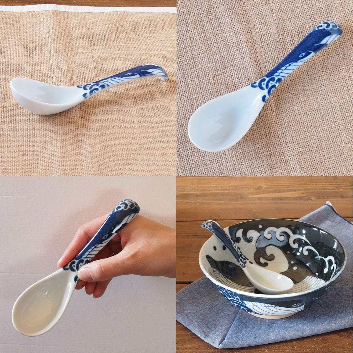 Kujira Ramen spoons ×4
