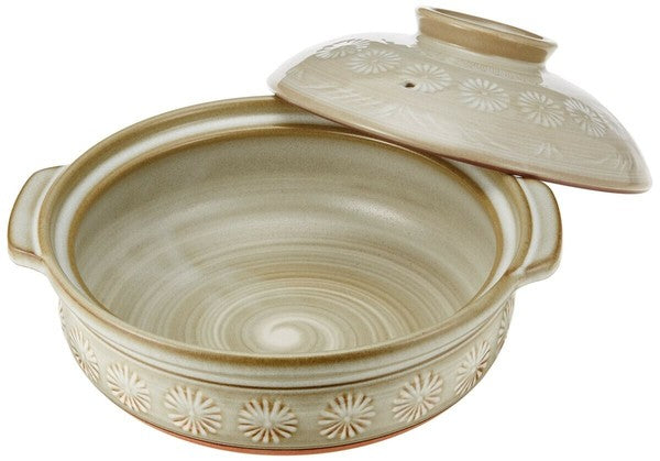 Ginpo Mishima No. 9 clay pot made in Japan