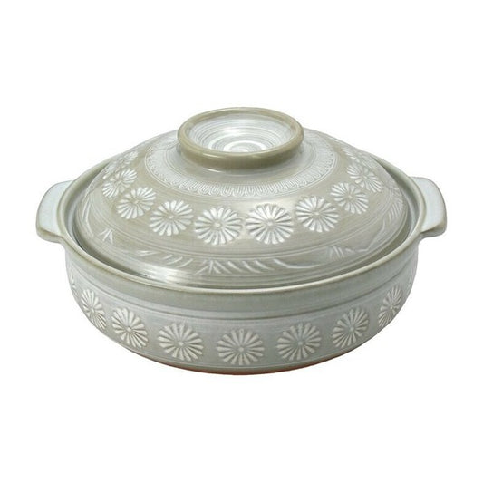 Ginpo Mishima No. 9 clay pot made in Japan