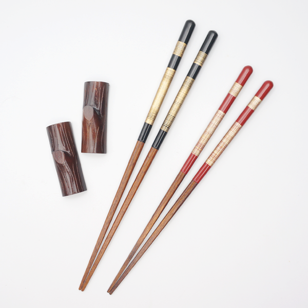 Manekineko (Sakurakusa couple, stump chopstick rest) x 3 sets