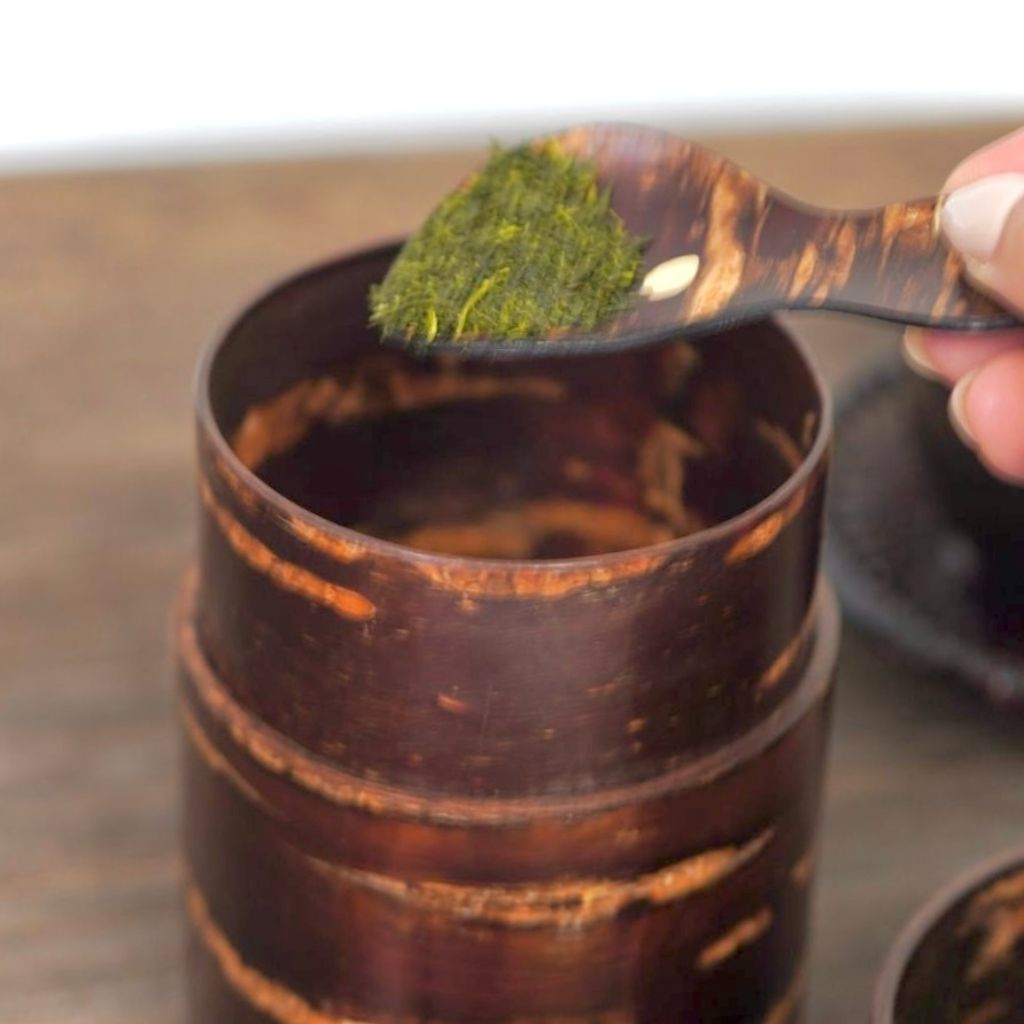 Cherry wood Chazutsu gift set