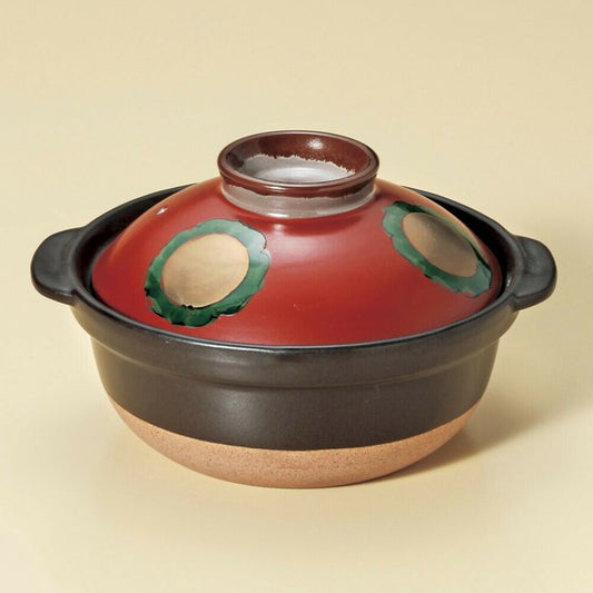 Red-wrapped Gold Pattern No. 5 Deep Pot