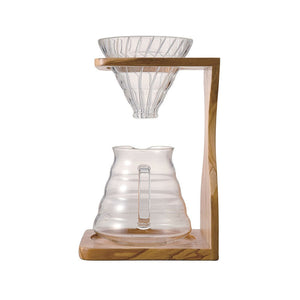 V60 Olive Wood Stand Set