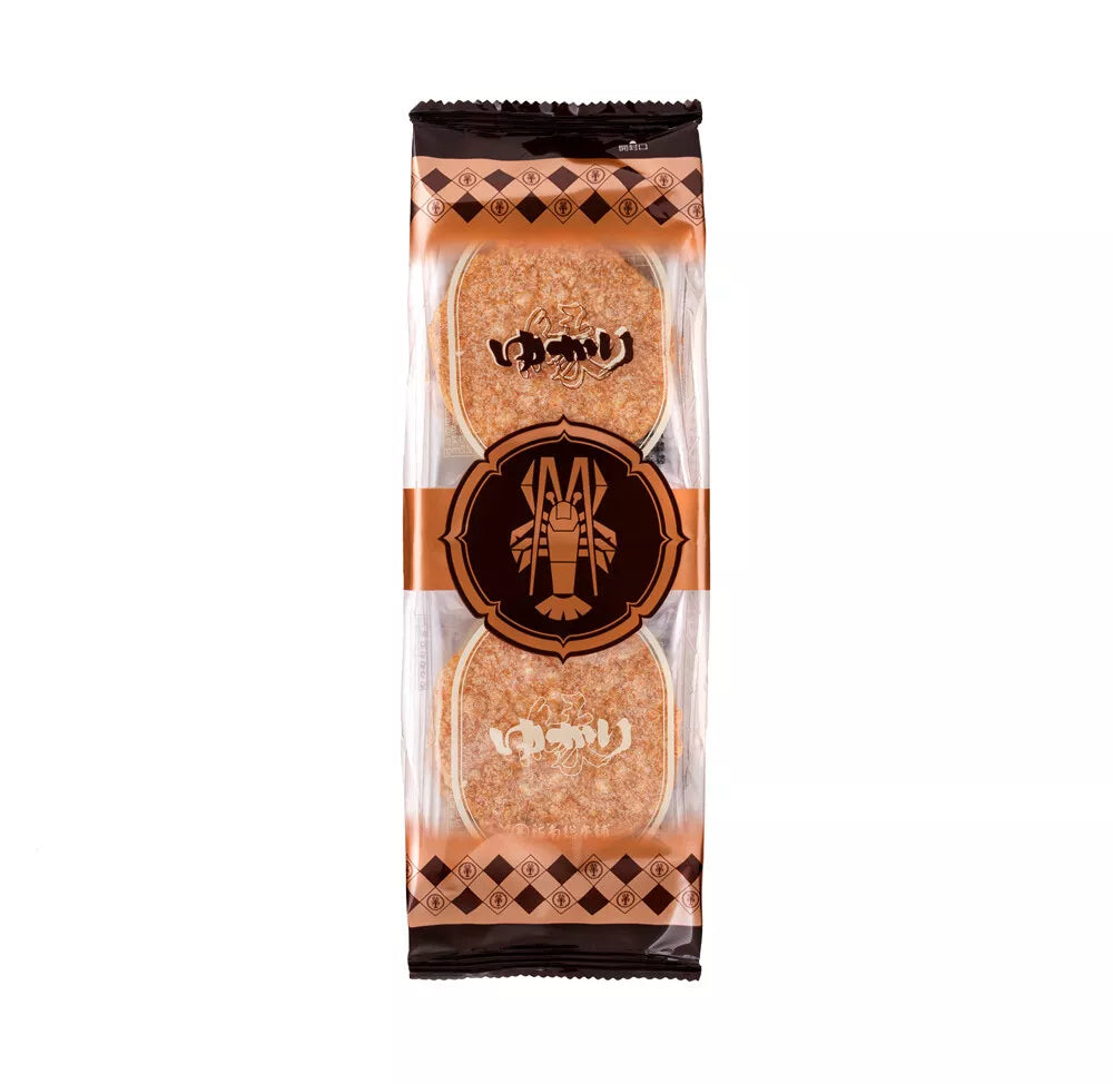 Shrimp cracker YUKARI Senbei Snack Bankaku Individual packaging x 12Pcs