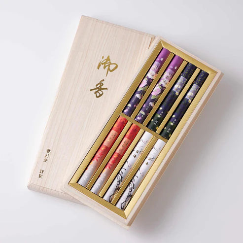 Kyo-senko “Four Seasons Incense” Incense sticks for gifts