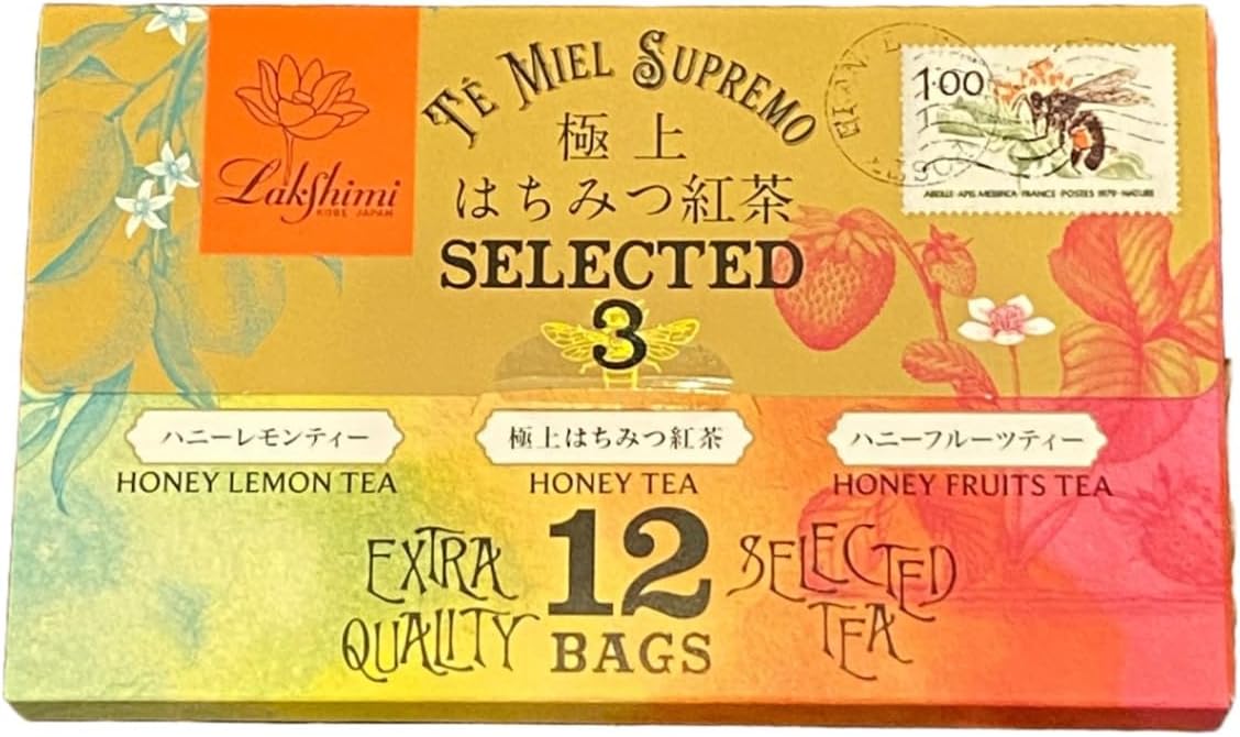 Premium Honey Tea Selected 3 Letter Packaging (12 Bags)