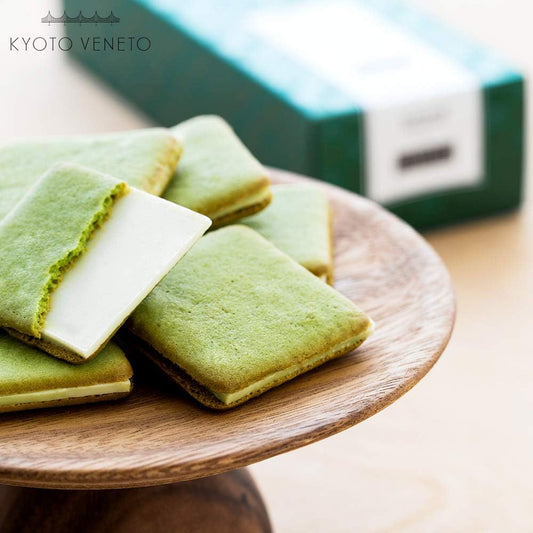 Kyoto Veneto Graccha 36 pieces Matcha Langue De Chat