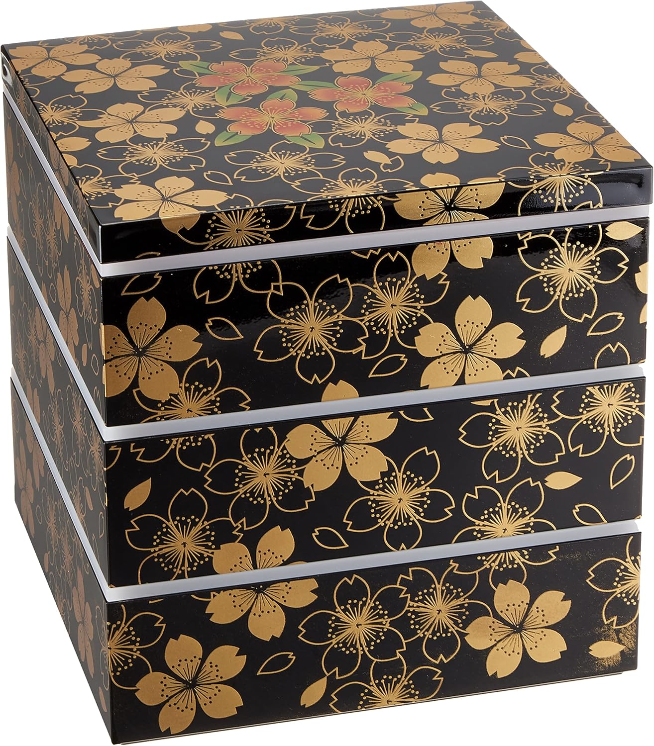 Jubako Box Japanese Traditional 3 Tiers Bento Box, Made in Japan ...
